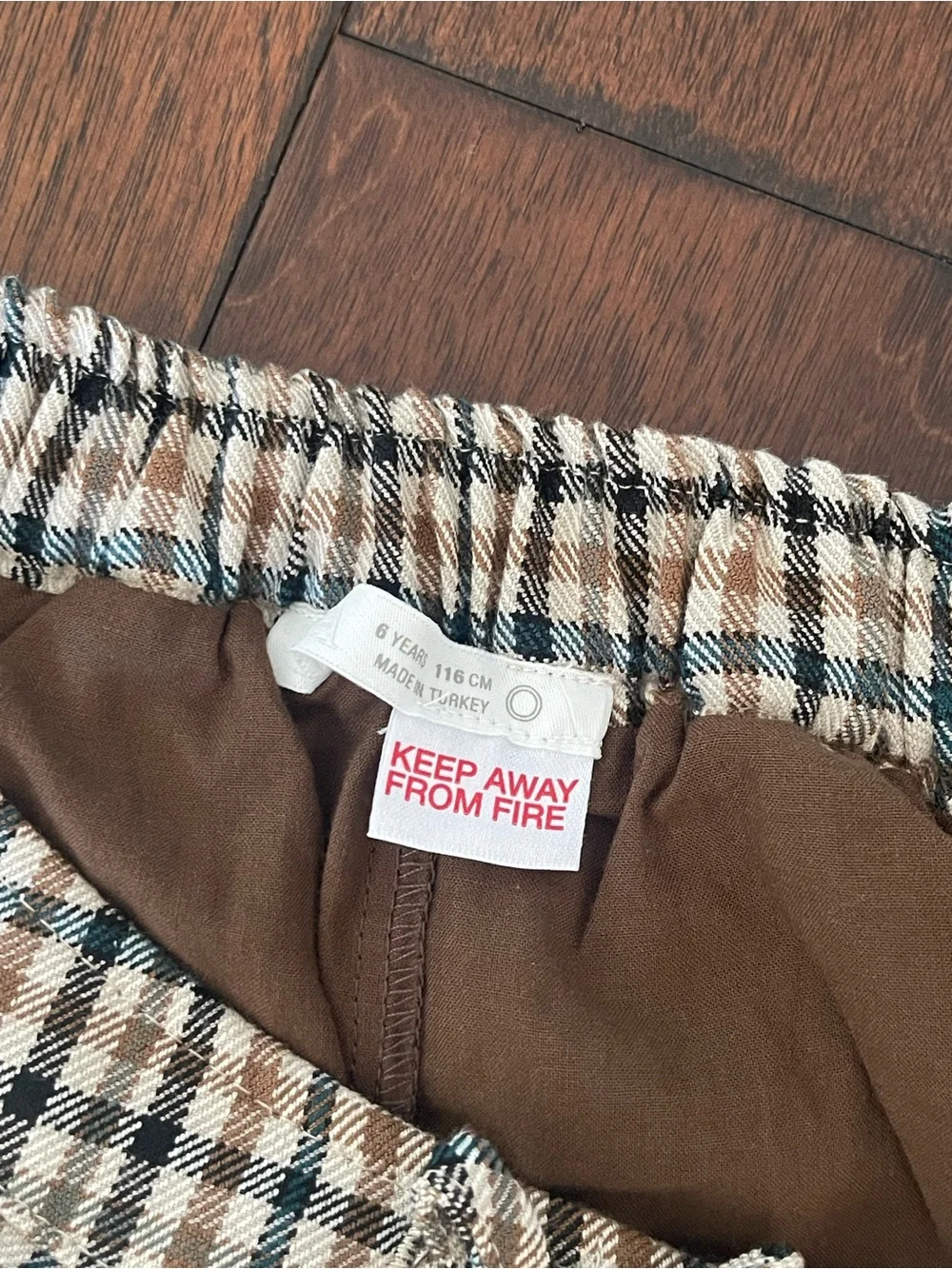 Zara Kids Plaid Mini Skirt 6